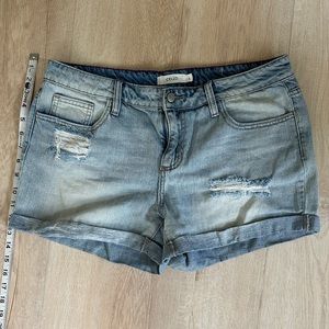 Cello cuffed jean shorts